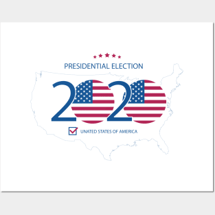 Presidential Election 2020 Posters and Art